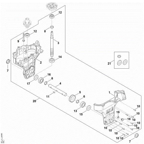 Imagem de E - Engrenagem MH 445.1 R