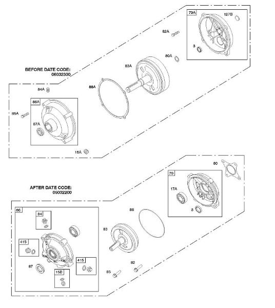 B&S - 09â  093312-0182-B1 G - Engrenagem redutora da marca Stihl