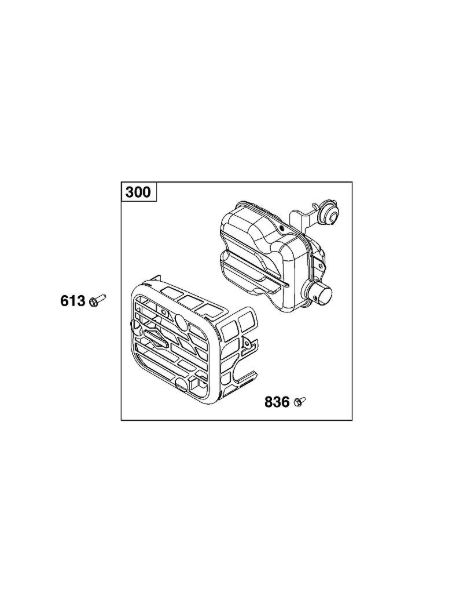 B&S - 09â  093J02-0079-H5 I - BLOCO DOS GASES DE ESCAPE da marca Stihl
