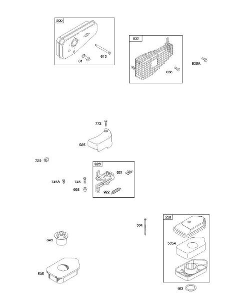 B&S - 10â  10F902-0111-B1 A - Filtro de ar, travão, sistema de escape da marca Stihl