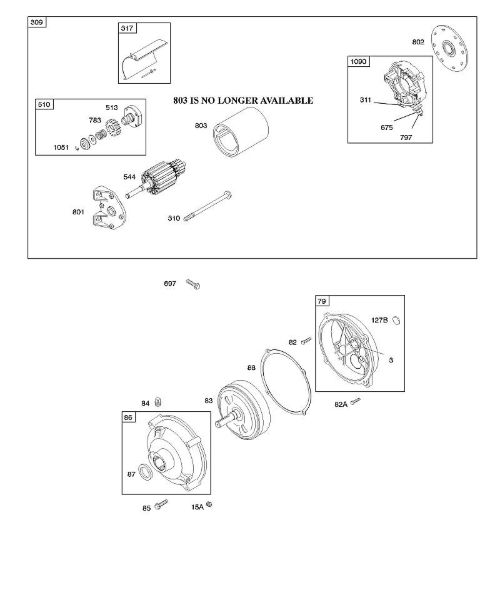 B&S - 11â  110492-0165-E1 E - Motor de arranque eléctrico, redução de engrenagem da marca Stihl