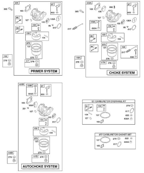 B&S - 12â  12F802-1318-81 E - Carburador da marca Stihl