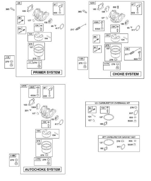 B&S - 12â  12H802-0671-01 E - Carburador da marca Stihl