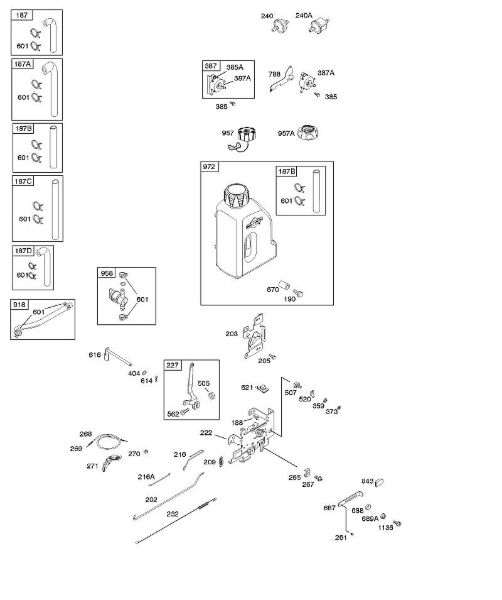 B&S - 21â  217902-0119-E1 E - Elementos de comando, mola do regulador da marca Stihl