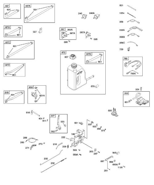 B&S - 21â  21A907-0113-E1 I - Alimentação de combustível, mola do regulador, ignição da marca Stihl