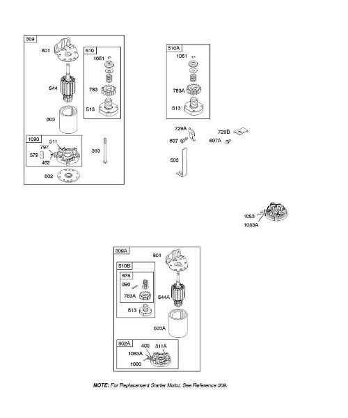B&S - 28â  286707-1143-E2 F - Motores de arranque eléctrico da marca Stihl