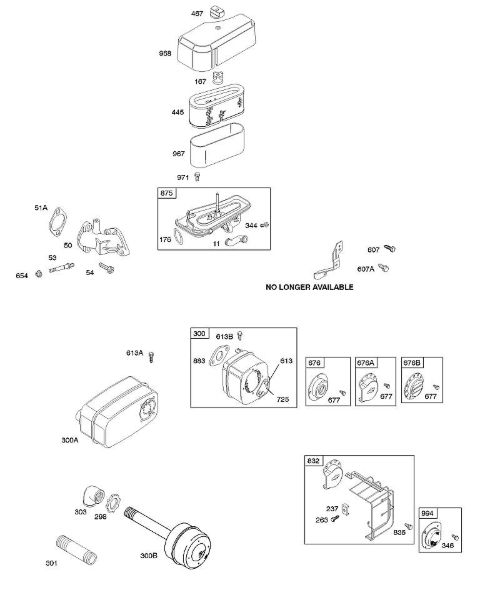 B&S - 28â  286707-1185-E1 A - Filtro de ar, silenciador da marca Stihl