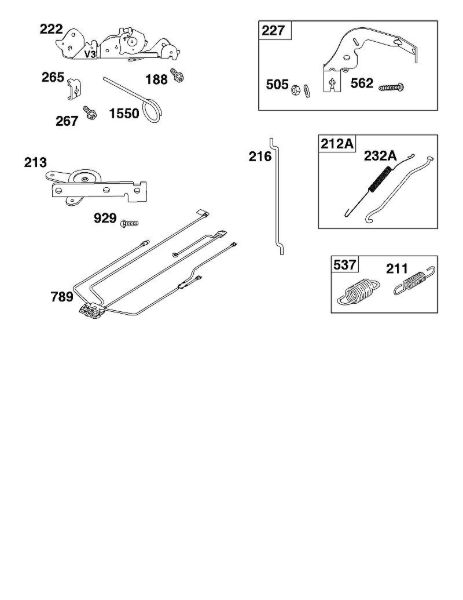 B&S - 40â  40R577-0002-H1 D - Cilindro, cambota, veio de excêntricos, condutas de ar da marca Stihl