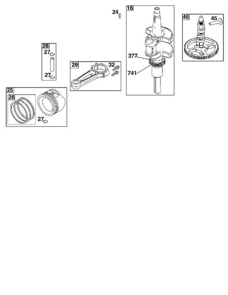 B&S - 44â  44S977-0046-G1 F - BLOCO DA CAMBOTA da marca Stihl
