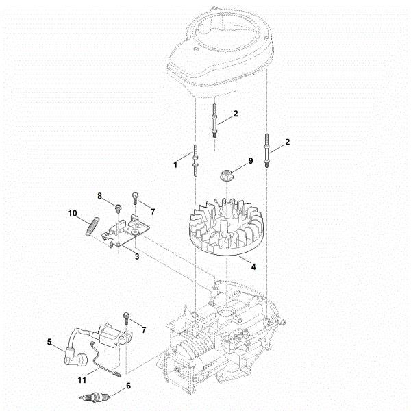 Imagem de I - Sistema de ignição, roda volante EVC 200.2 (EVC200-0003)