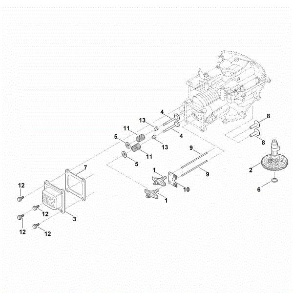 Imagem de H - Veio de excêntricos, válvulas EVC 200.3 (EVC200-0007)