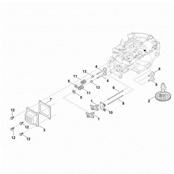 Imagem de H - Veio de excêntricos, válvulas EVC 300.0 (EVC300-0001)