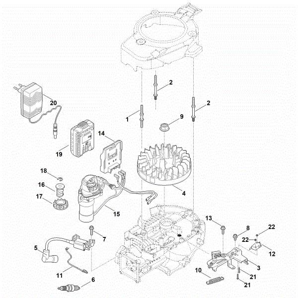 Imagem de I - Sistema de ignição, roda volante EVC 300.0 E (EVC300-0002)