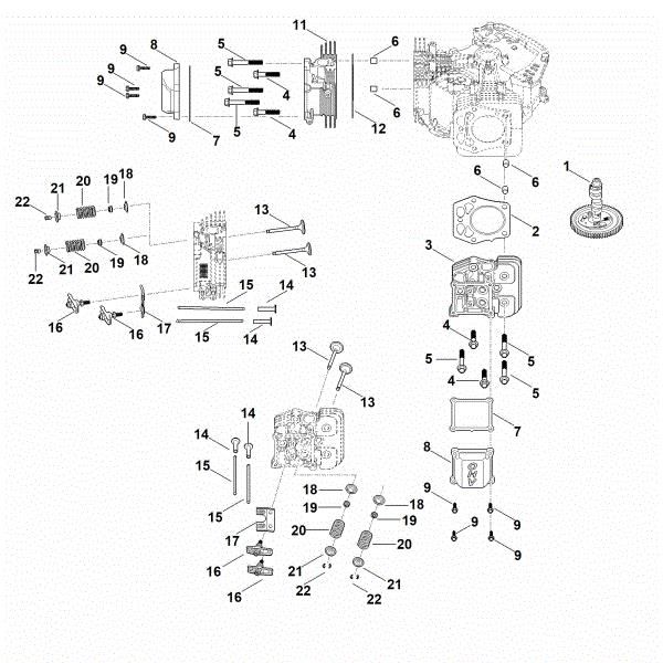 Imagem de I - Veio de excêntricos, válvulas EVC 7000.0 (EVC7000-0001)