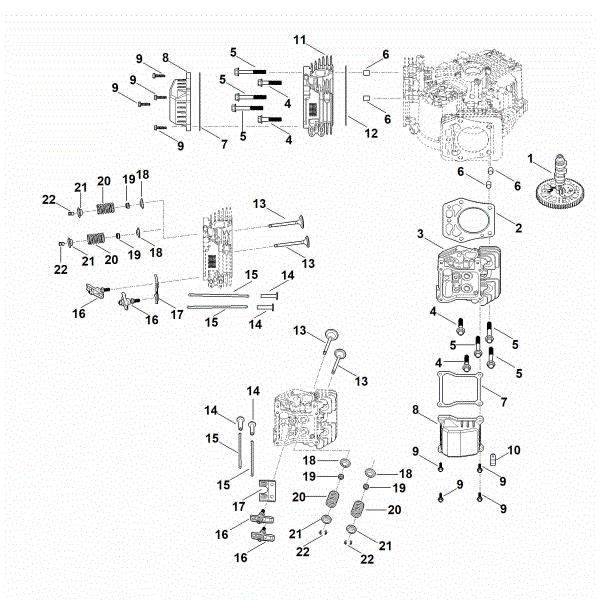 Imagem de I - Veio de excêntricos, válvulas EVC 8000.0 (EVC8000-0001)