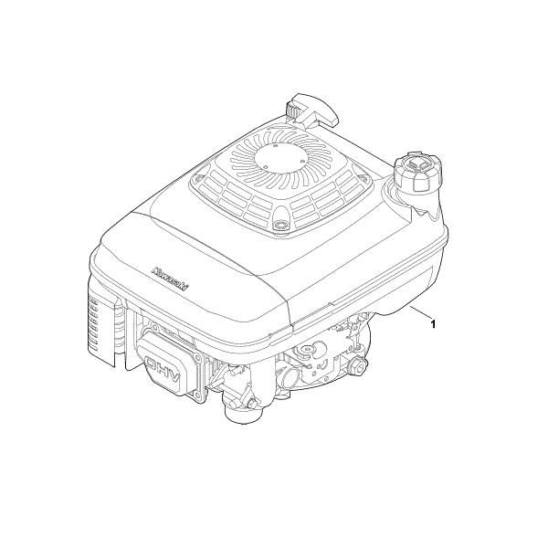 Imagem de A - Motor completo FJ180V-AM58