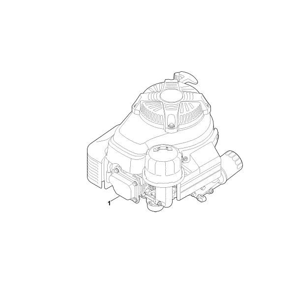 Imagem de A - Motor completo FJ180V-BM80
