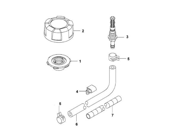 Imagem de K - Conduta do combustível / filtro FJ180V-BS61