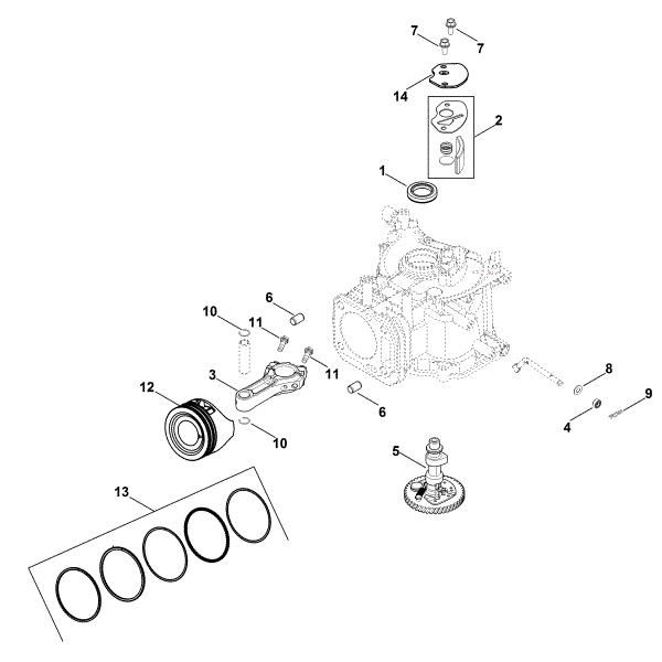 Imagem de C - Veio de excêntricos XT-675 (XT675-3069)