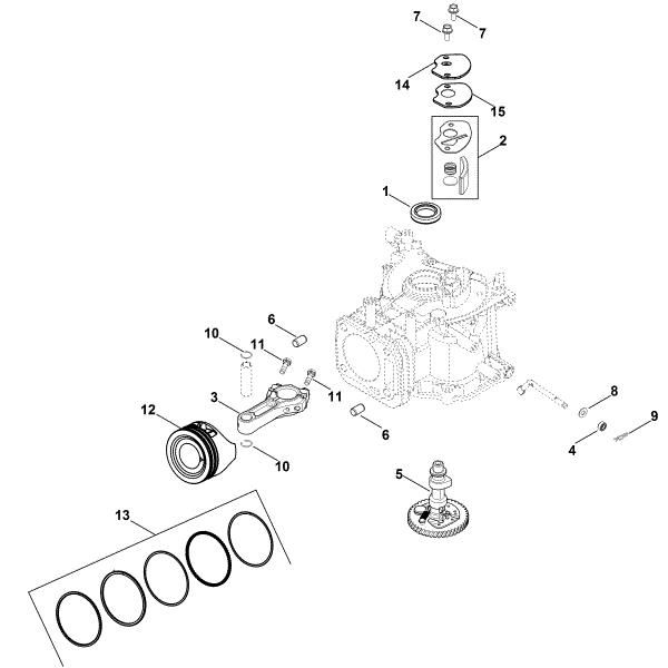Imagem de C - Veio de excêntricos XT-675 (XT675-3098)