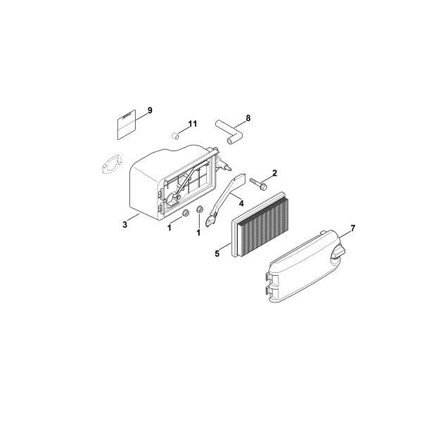 Imagem de B - Filtro de ar XT-800 (XT800-0036)