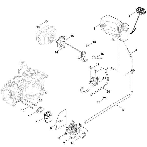 Imagem de G - Carburador, conduta do combustível XT-800 (XT800-3087)