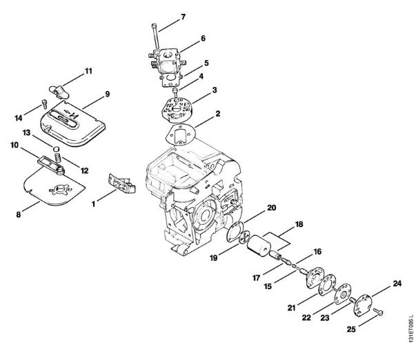 Moto-serras a gasolina (MS) 012 AVTEQ Filtro de ar, Bomba de óleo da marca Stihl