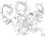 Moto-serras a gasolina (MS) 032 AV Quadro do punho da marca Stihl