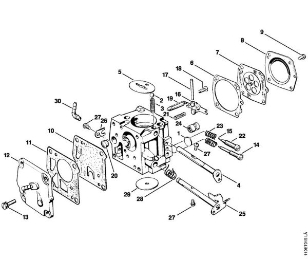 Moto-serras a gasolina (MS) 041 AVQ Carburador da marca Stihl