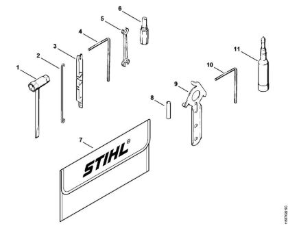 Moto-serras a gasolina (MS) 045 AVE Ferramentas, Acessórios especiais da marca Stihl