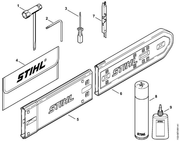 Moto-serras a gasolina (MS) 066 W Ferramentas, Acessórios especiais da marca Stihl