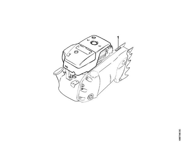 Moto-serras a gasolina (MS) 070 Numero da máquina da marca Stihl