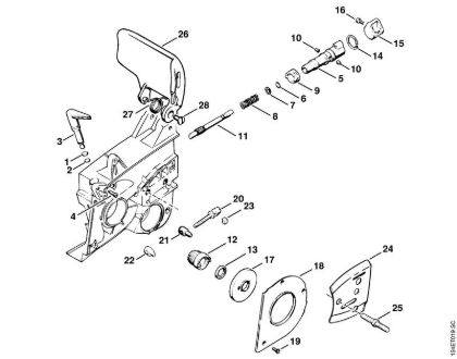 Moto-serras a gasolina (MS) 076 S Bomba de óleo da marca Stihl