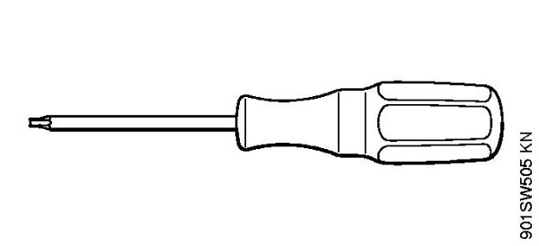 Moto-serras a gasolina (MS) MS 151 TC-E Chave de fenda T8 da marca Stihl