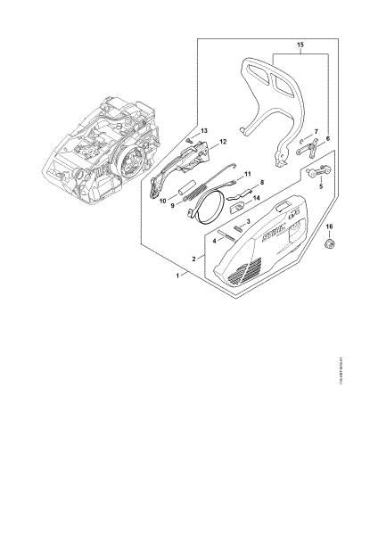Imagem de Tampa do carreto MS 151 TC-E