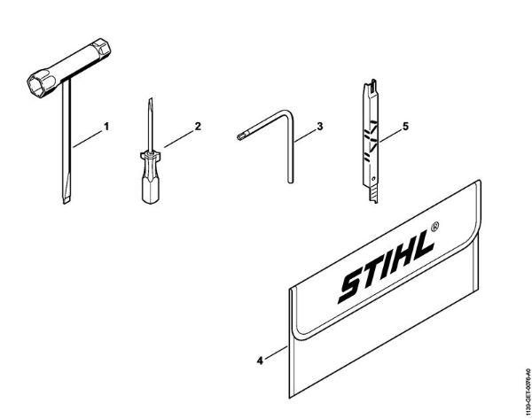 Moto-serras a gasolina (MS) MS 171 Ferramentas, Acessórios especiais da marca Stihl