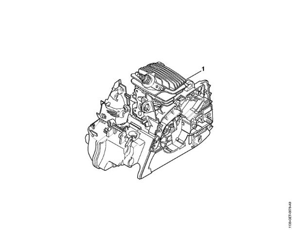 Moto-serras a gasolina (MS) MS 171 Numero da máquina da marca Stihl