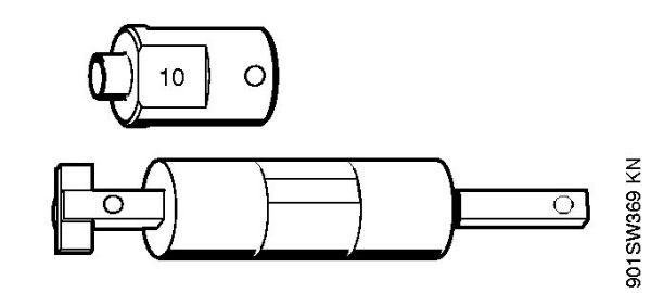 Moto-serras a gasolina (MS) MS 192 TC-E Ferramenta de montagem 10 da marca Stihl