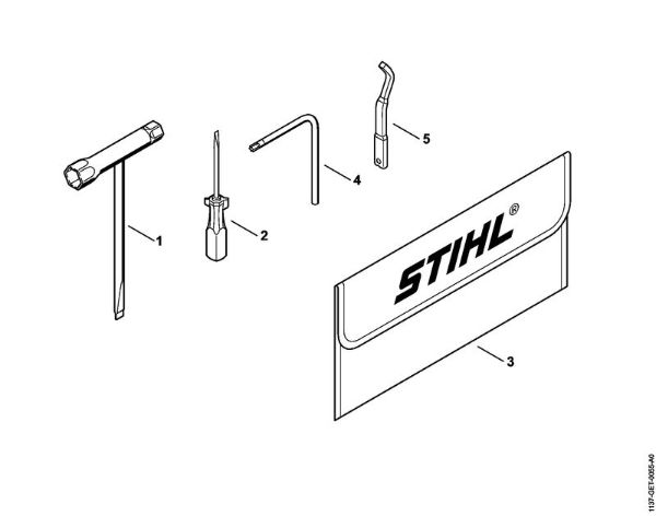 Moto-serras a gasolina (MS) MS 193 C-E Ferramentas, Acessórios especiais da marca Stihl