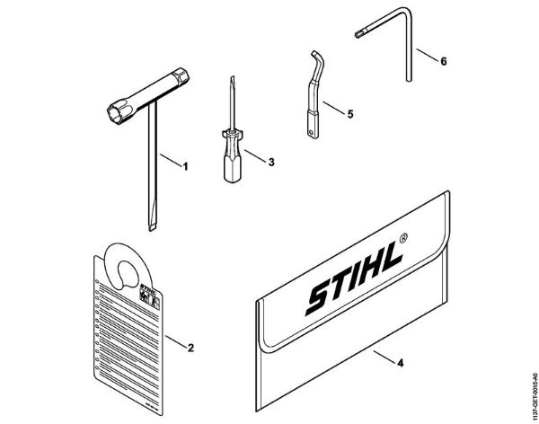 Moto-serras a gasolina (MS) MS 194 T Ferramentas, Acessórios especiais da marca Stihl