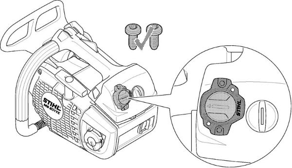 Moto-serras a gasolina (MS) MS 201 TC-M Smart Connector da marca Stihl