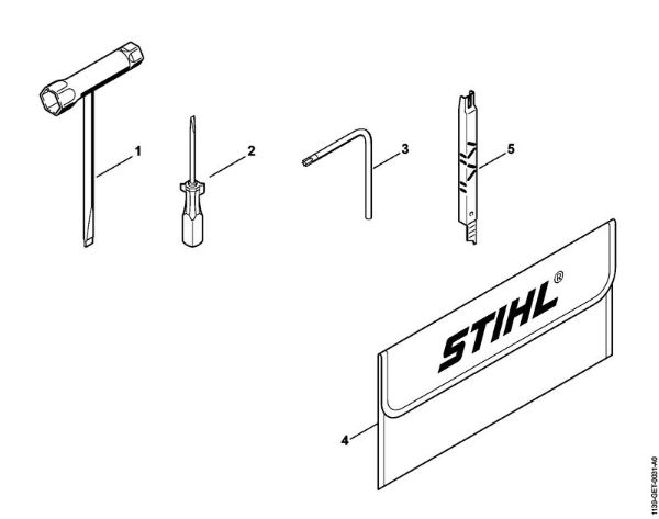 Moto-serras a gasolina (MS) MS 211 Ferramentas, Acessórios especiais da marca Stihl