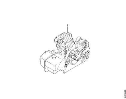 Moto-serras a gasolina (MS) MS 250 C-BE Numero da máquina da marca Stihl