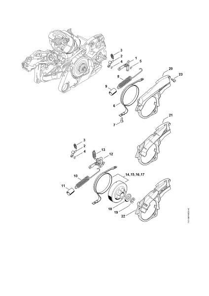 Imagem de Freio da corrente MS 261 C-M