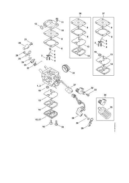 Imagem de Carburador 1141/30, 1141/34 MS 261 C-M VW