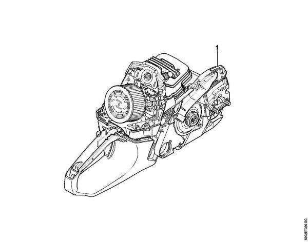 Moto-serras a gasolina (MS) MS 261 C-Q Numero da máquina da marca Stihl
