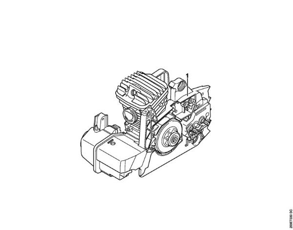 Moto-serras a gasolina (MS) MS 290 Numero da máquina da marca Stihl
