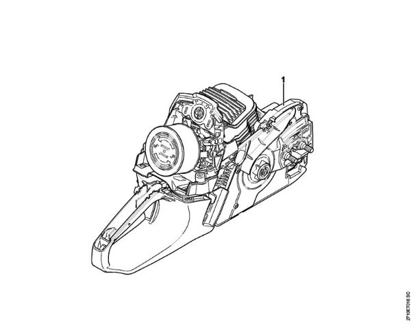 Moto-serras a gasolina (MS) MS 291 C-BEQ Numero da máquina da marca Stihl