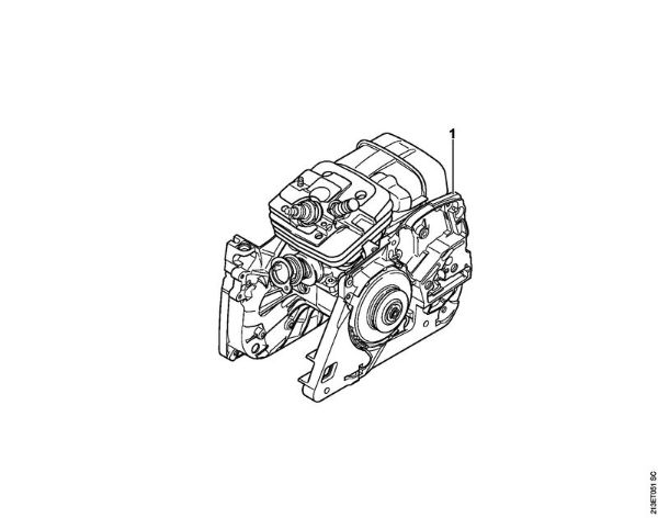 Moto-serras a gasolina (MS) MS 361-VW Numero da máquina da marca Stihl