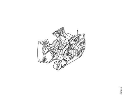 Moto-serras a gasolina (MS) MS 440-D Numero da máquina da marca Stihl